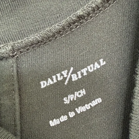 Women’s Daily Ritual Sleeveless Dark Green Maxi Dress size small - Picture 2 of 4